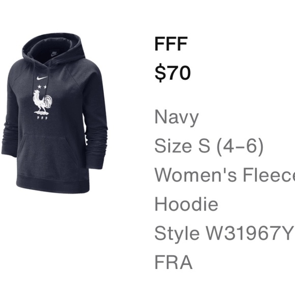 Nike France FFF Fleece Hoodie - Picture 4 of 4